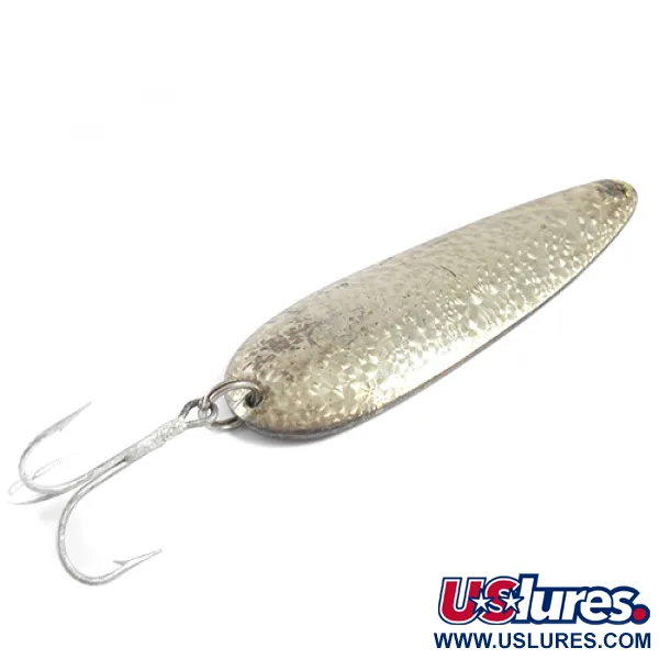 Cucharilla Eppinger Dardevle, Crystal Silver Scale, 28g, martillado, #1605