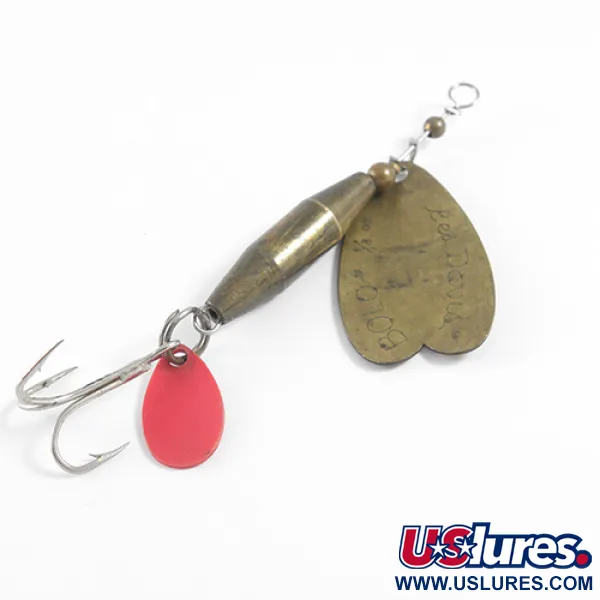 Luhr Jensen Les Davis Bolo Cucharilla, Latón / Naranja, 10g, #1608