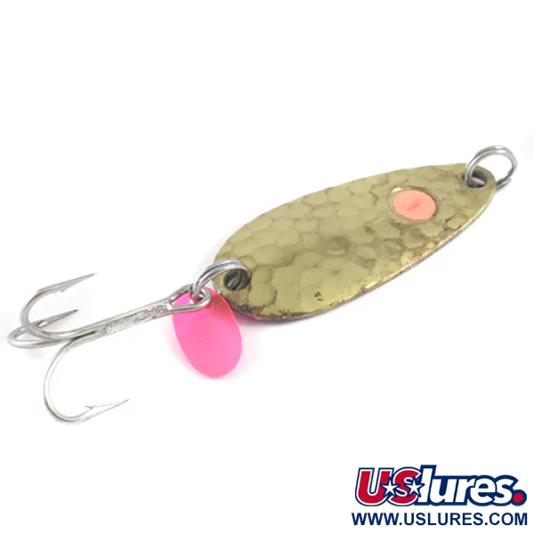Luhr Jensen Les Davis Hotrod Cucharilla, Oro martilleado, 7g, #1615