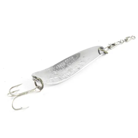 Luhr Jensen Krocodile Die #3 Cucharilla, Níquel martilleado, 9g, #1634