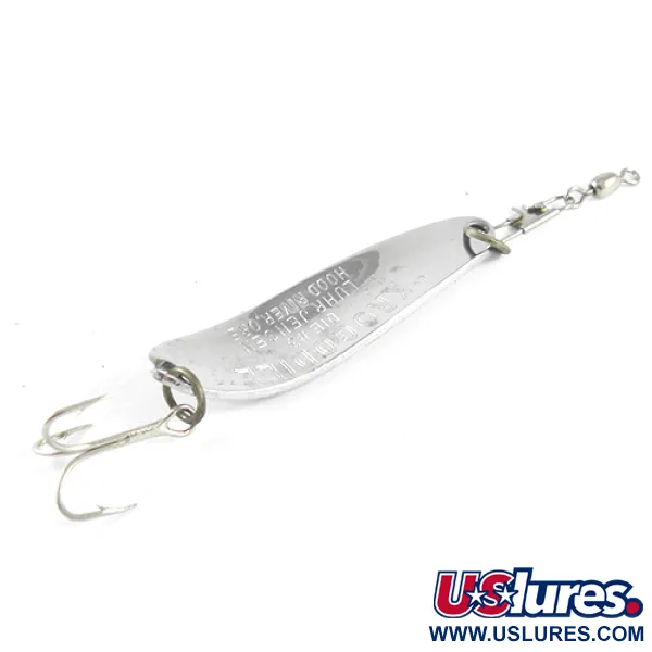 Luhr Jensen Krocodile Die #3 Cucharilla, Níquel martilleado, 9g, #1634