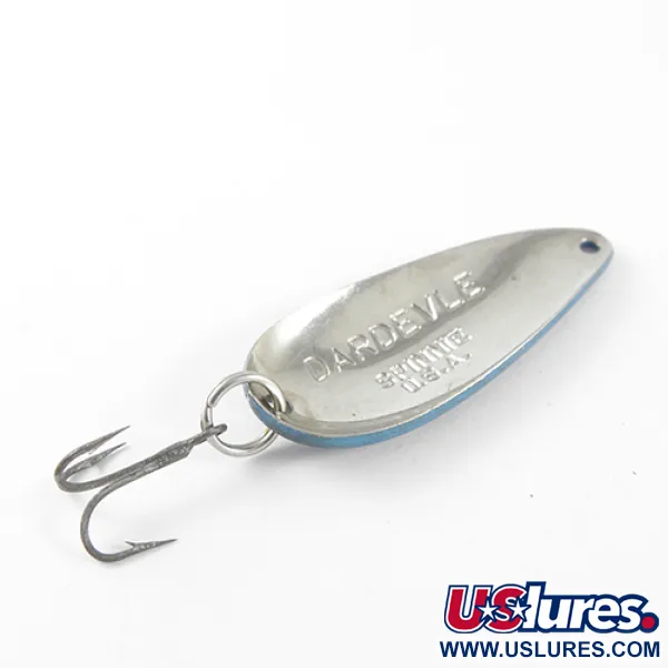 Cucharilla Eppinger Dardevle Spinnie, Azul/Níquel, 9g, Vintage, #1638