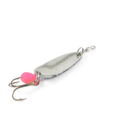 Luhr Jensen Krocodile Cucharilla, Perca, 9g, Reverso Plateado, #1688