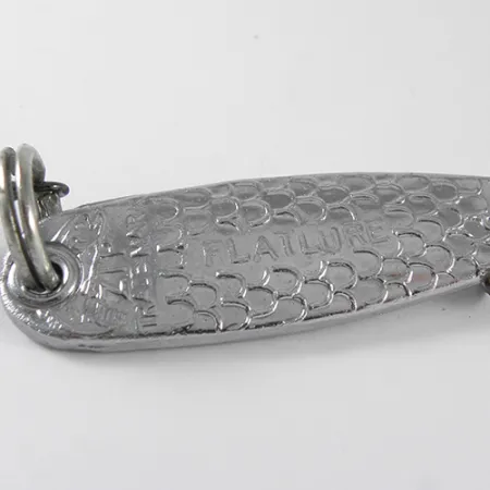 Zip Flatlure Jig Vertical, Plata, 44g, Patrón Escamas, #1694