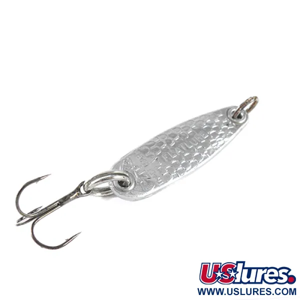 Zip Flatlure Jig Vertical, Plata, 44g, Patrón Escamas, #1694