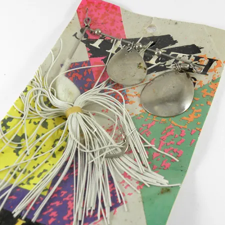 Jackson Stealth Spinnerbait, Latón / Blanco, 21g, Señuelo JDM, #1710