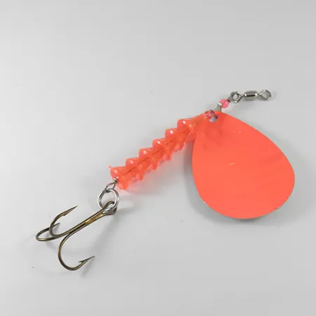 Luhr Jensen Dave Davis Cucharilla, Naranja/Níquel, 17g, #1712