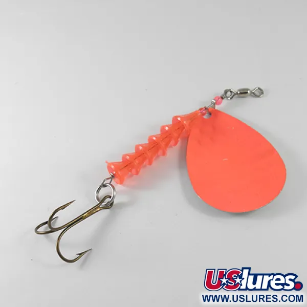 Luhr Jensen Dave Davis Cucharilla, Naranja/Níquel, 17g, #1712