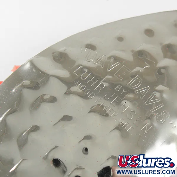 Luhr Jensen Dave Davis Cucharilla, Naranja/Níquel, 17g, #1712