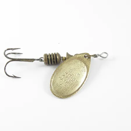 Mepps Aglia 2 Cucharilla, Latón, 4.5g, Marca de patente, #1718