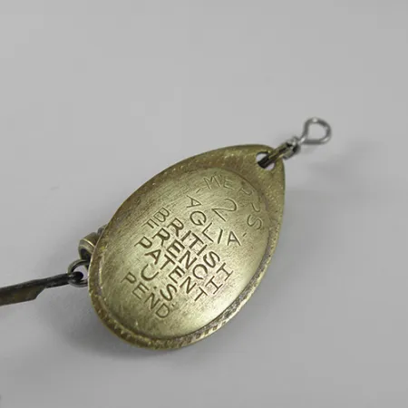 Mepps Aglia 2 Cucharilla, Latón, 4.5g, Marca de patente, #1718