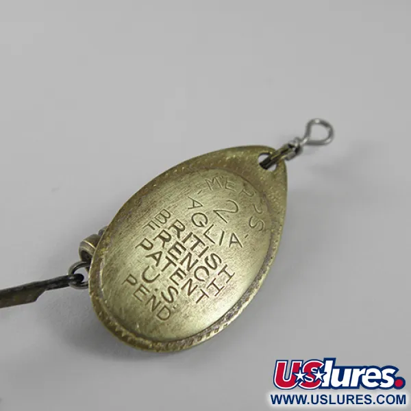 Mepps Aglia 2 Cucharilla, Latón, 4.5g, Marca de patente, #1718