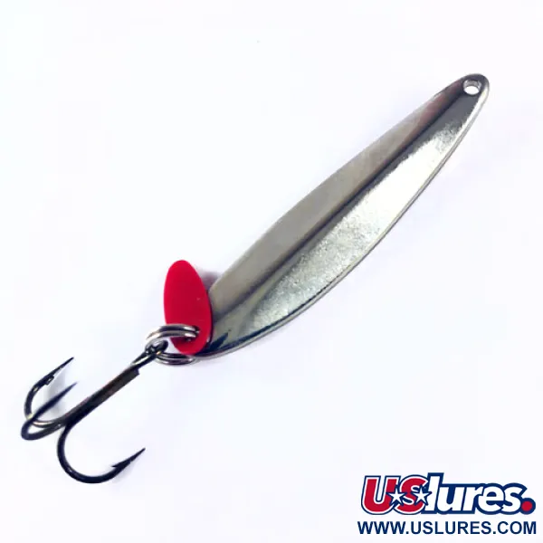 Cucharilla Bay de Noc Swedish Pimple, Níquel/Amarillo, 14g, #1725