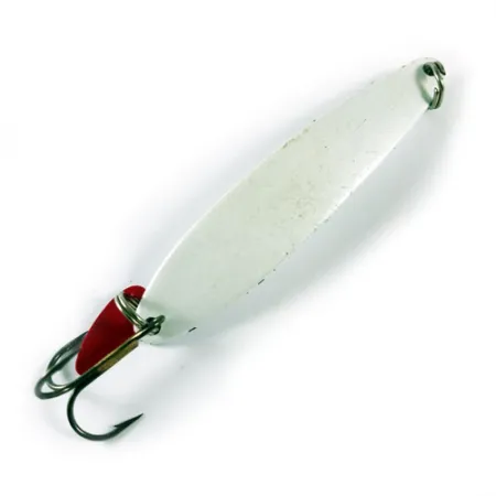 Bay de Noc Swedish Pimple Cucharilla, Blanco perla, 21g, Pala, #1728