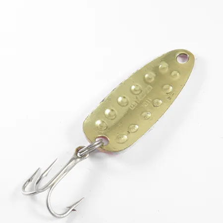 Len Thompson #11 Cucharilla, Rojo/Blanco/Latón, 14g, Alveolada, #1747