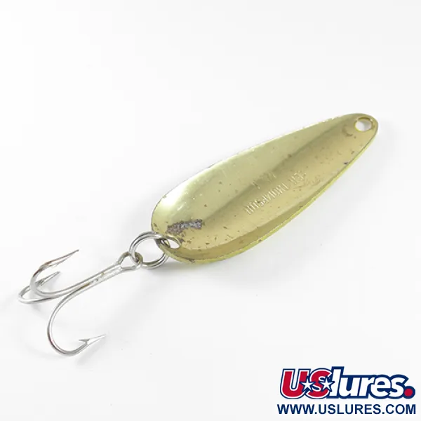 Len Thompson #1 Cucharilla, Amarillo/Negro/Latón, 21g, Oscilante, #1748