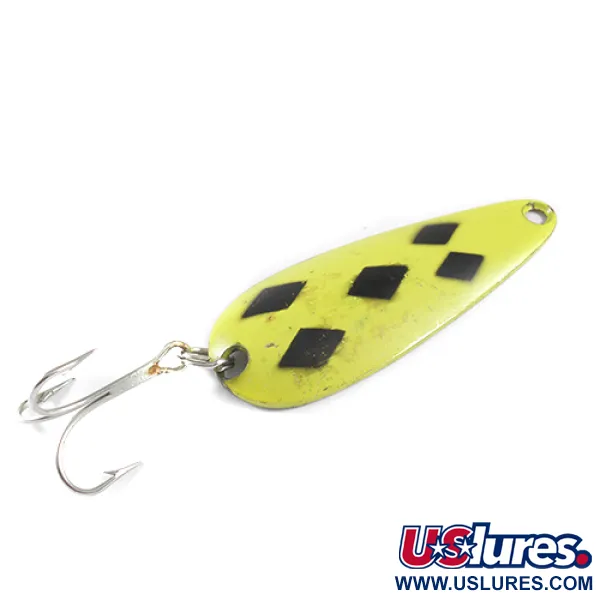 Len Thompson #1 Cucharilla, Amarillo/Negro/Latón, 21g, Oscilante, #1748