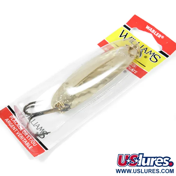 Williams Wabler W60 Cucharilla, Oro (Bañado), 21g, Textura panal, #1763