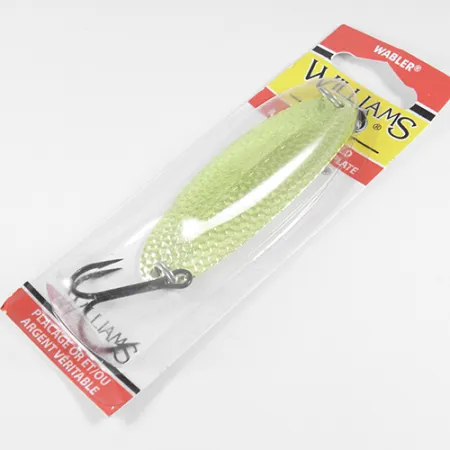 Williams Wabler W60 Cucharilla, Plata/Verde Claro, 21g, #1767