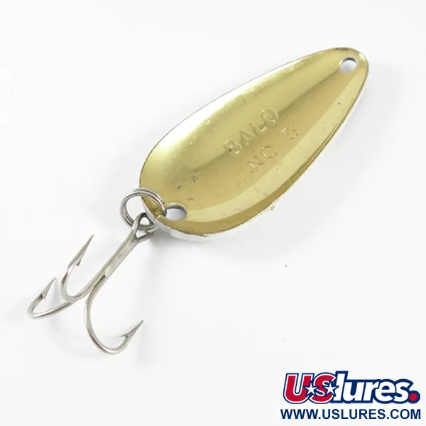 Balo 3 Cucharilla, Negro / Blanco / Latón, 14g, Patrón ondas, #1771