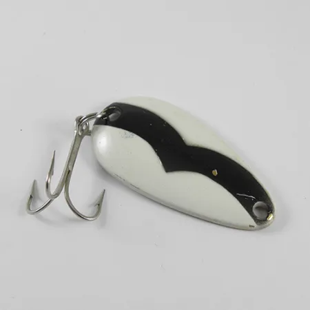 Balo 3 Cucharilla, Negro / Blanco / Latón, 14g, Patrón ondas, #1771