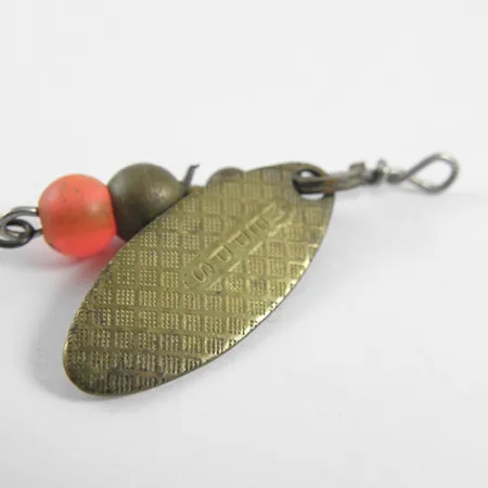 Mepps Aglia Long 0 Cucharilla, Latón, 2.6g, Hoja de Sauce, #1784