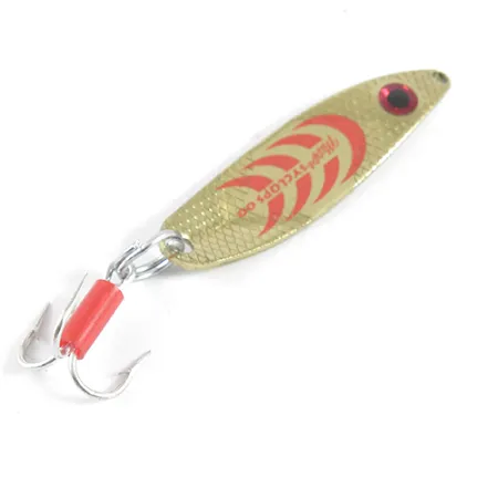 Mepps Syclops 00 Cucharilla, Oro / Rojo, 3,5 g, Perfil S, #1790