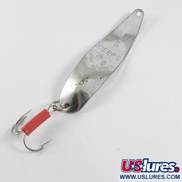 Mepps Syclops 2 Cucharilla ondulante, Níquel / Rosa, 17g, Forma S, #1791