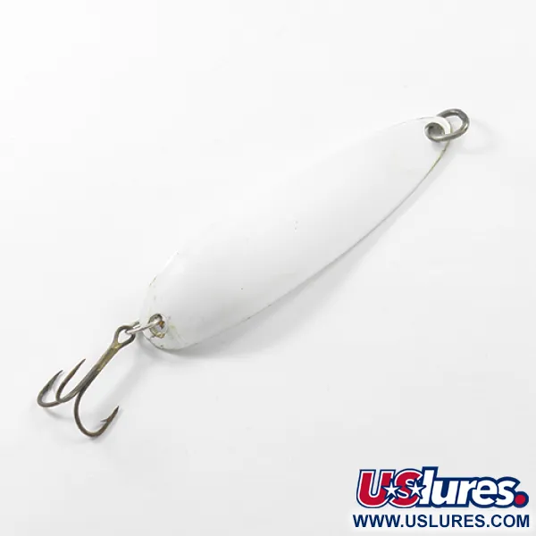 Luhr Jensen Krocodile Die #5 Cuchara, Blanco, 21g, USA, #1792