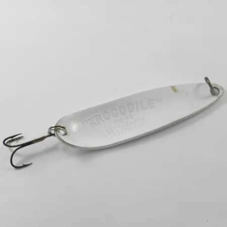 Luhr Jensen Krocodile Die #5 Cuchara, Blanco, 21g, USA, #1792
