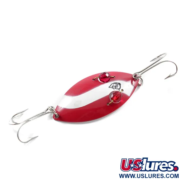 Cucharilla Eppinger Red Eye Wiggler, Rojo/Blanco/Níquel, 25g, #1799