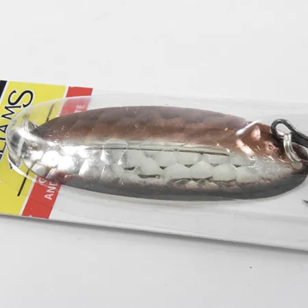 Williams Wabler W60 Cucharilla, Plata / Marrón, 21g, Baño de Plata, #1804