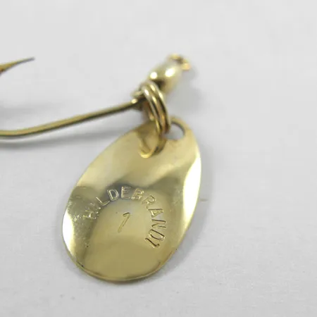 Yakima Bait Hildebrandt 1 Cucharilla, Oro, 1g, Sonic Blades, #1818