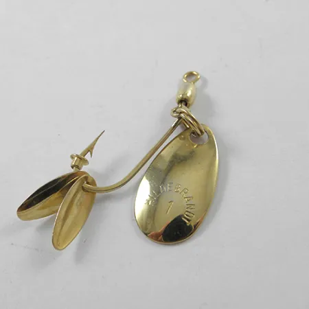 Yakima Bait Hildebrandt 1 Cucharilla, Oro, 1g, Sonic Blades, #1818