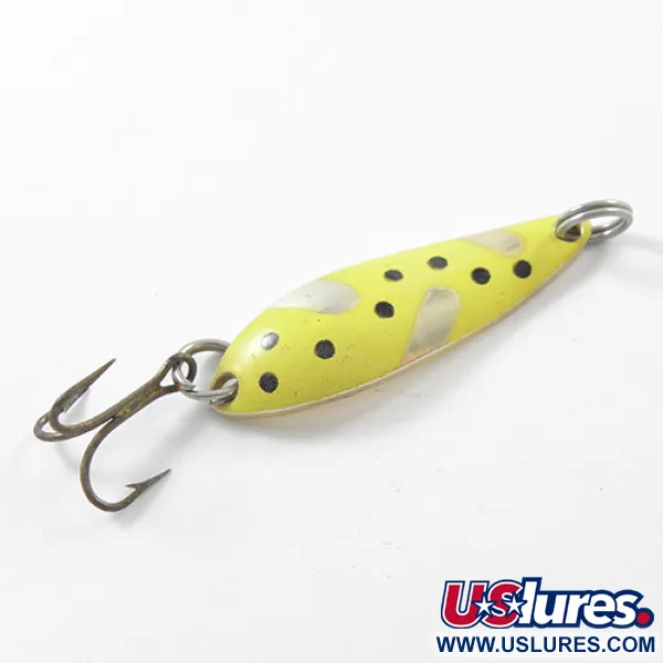 Acme Fiord Spoon Jr Cucharilla, Amarillo/Oro, 3.4g, Señuelo Vintage, #1821