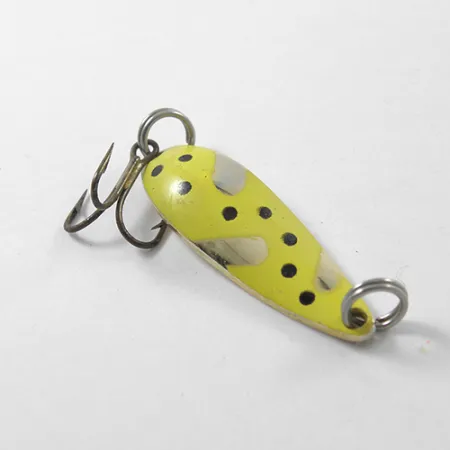 Acme Fiord Spoon Jr Cucharilla, Amarillo/Oro, 3.4g, Señuelo Vintage, #1821