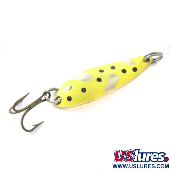 Acme Fiord Spoon Jr Cucharilla, Amarillo/Oro, 3.4g, Señuelo Vintage, #1821