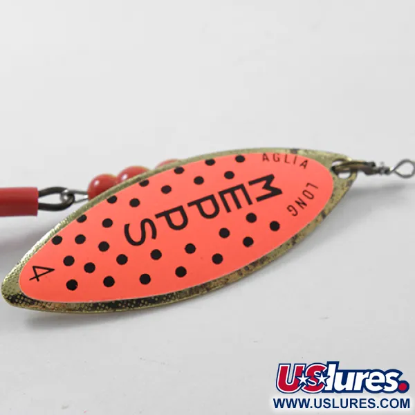 Mepps Aglia Long 4 Cucharilla, Latón / Naranja, 17g, Sauce, #1825