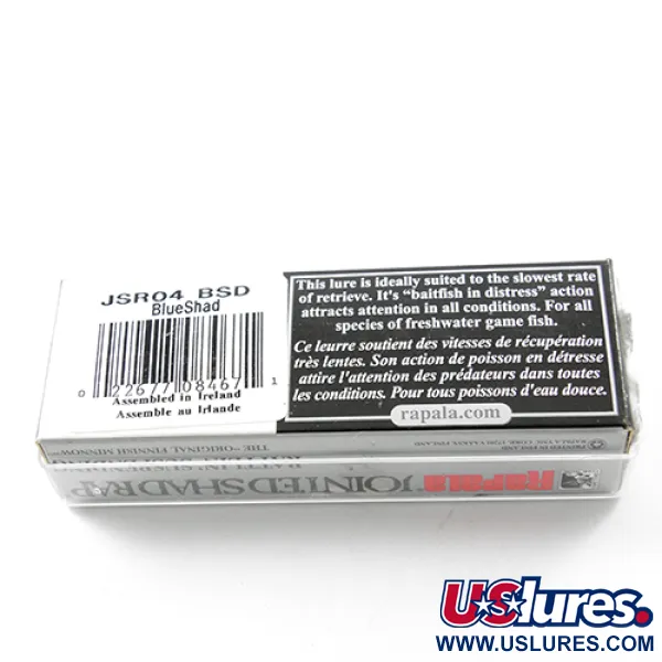 Rapala Jointed Shad Rap Rattlin 40, Azul claro, 5g, Articulado, #1832