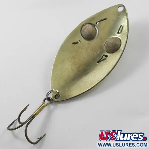 Lucky Strike Gold Red Flash Cucharilla, Latón, 21g, Ojos madera, #1840