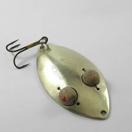 Lucky Strike Gold Red Flash Cucharilla, Latón, 21g, Ojos madera, #1840