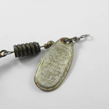 Mepps Comet 2 Cucharilla, Plata, 4,5g, Plumas amarillas, #1846