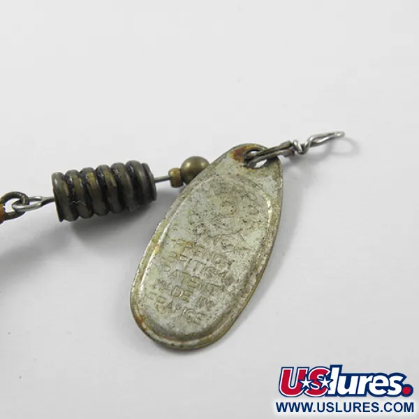 Mepps Comet 2 Cucharilla, Plata, 4,5g, Plumas amarillas, #1846