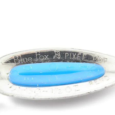 Blue Fox Pixee Cucharilla, Níquel / Azul, 14g, Martillado, #1858