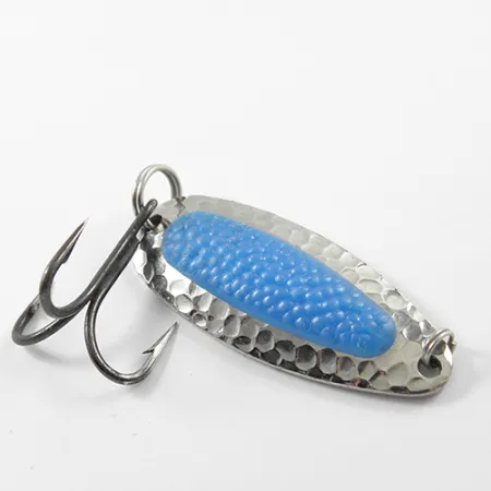 Blue Fox Pixee Cucharilla, Níquel / Azul, 14g, Martillado, #1858