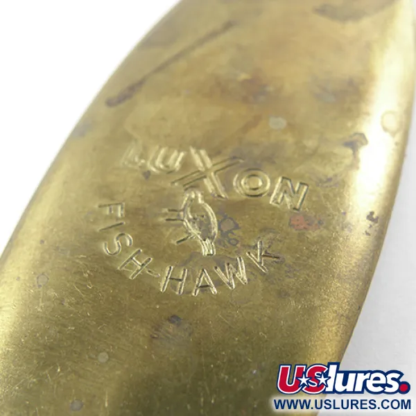 Luxon Fish-Hawk Cucharilla Curricán, Latón, 12g, Logo Grabado, #1862