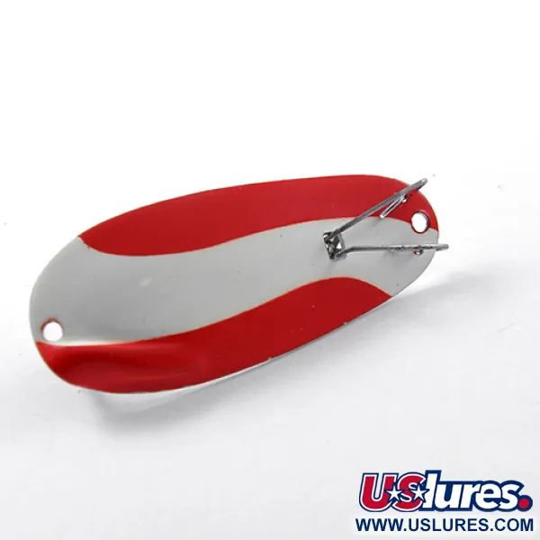 Scorpion Weedless Cucharilla, Rojo / Blanco / Níquel, 7g, Anti-enganche, #1863