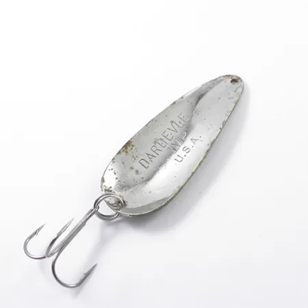 Eppinger Dardevle Imp Cucharilla, Frog/Nickel, 11g, Vintage, #1869