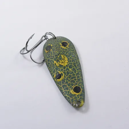 Eppinger Dardevle Imp Cucharilla, Frog/Nickel, 11g, Vintage, #1869