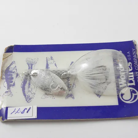 Worden’s Original Rooster Tail Cucharilla, Níquel / Blanco, 1,77g, #1871